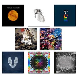 Cold play CD Albums Collection 1-8: Parachutes / A Blow To The Head / X&Y / Viva La Vida / Mylo Xyloto / Ghost Story / A Head Full Of Dreams / Everyday Life