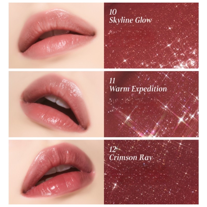 TILNUS Sunlit Pearl Lip Grow 3g, Color:02 Honey Sunset