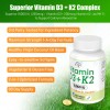 Vitamin D-3 & K-2, 10,000 IU/250 mcg,Plus Cardiovascular Support, Supports