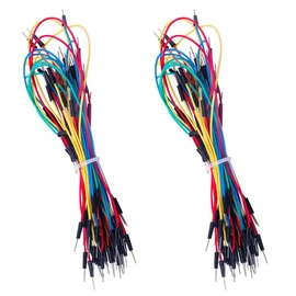 ELEGOO 130pcs Solderless Flexible Breadboard Jumper Wires Kit Male to Male for Arduino Breadboard