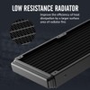 Dracaena.io 240mm AIO CPU Cooler - Single, Quiet PWM Fan