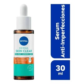 Nivea Derma Skin Clear Sérum Anti Imperfecciones 30ml Todo Tipo Piel Día Noche