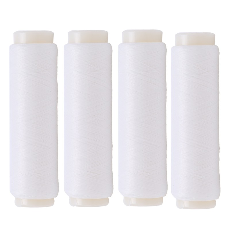 4pcs 100/200m Invisible Nylon Fishing Rubber Band Line High Elastic