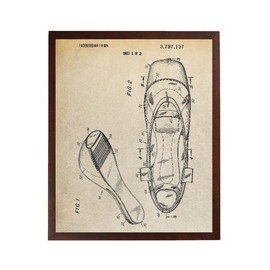 Turnip Designs Ballet Slipper Patent Poster Ballerina Gift Dance Studio Ballet Shoe Ballerina Artwork Vintage TDP343