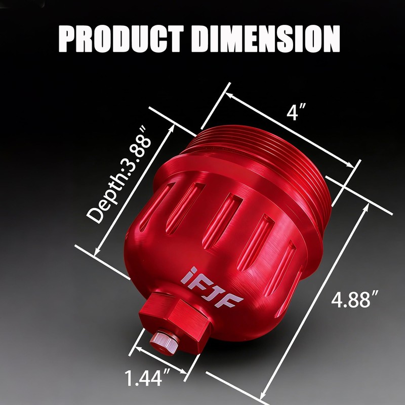 iFJF 134001 Fuel Filter Housing Cap Replacement for 2017-2024 GM