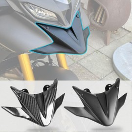 WOOGA Front Wheel Mudguard Beak Nose Cone Extension Cover Extender Cowl for YA&MA&HA Tracer 9 GT Tracer 900 2021 2022 2023 Tracer 9 GT Accessories (Black)