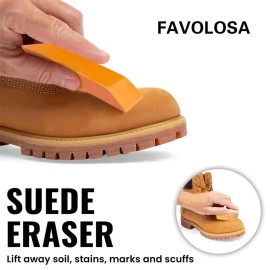 FAV Nubuck Suede Shoe Cleaner Kit. Suede & Nubuck Basic Kit with Stiff Hair Brush