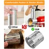 FavorKit Stainless Steel Slicer Shredder Attachment for KitchenAid Stand Mixers,