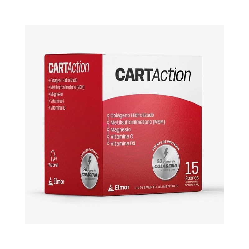 Suplemento Alimenticio Cartaction 15 Sobres de 23.35 g