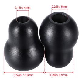 Maitys 24 Pieces Replacement Stethoscope Ear Tips Earpieces Universal Soft Silicone Earplugs Earbuds(Black)