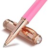 MCNTEIK Luxury Rollerball Pen, With 8mm Brilliant diamond,Vibrant Pink Pen,Attractive