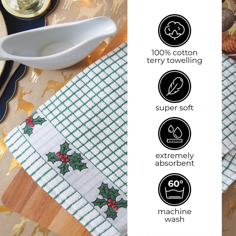 The Original poli-dri Kitchen Towel from Samuel Lamont 100% Cotton