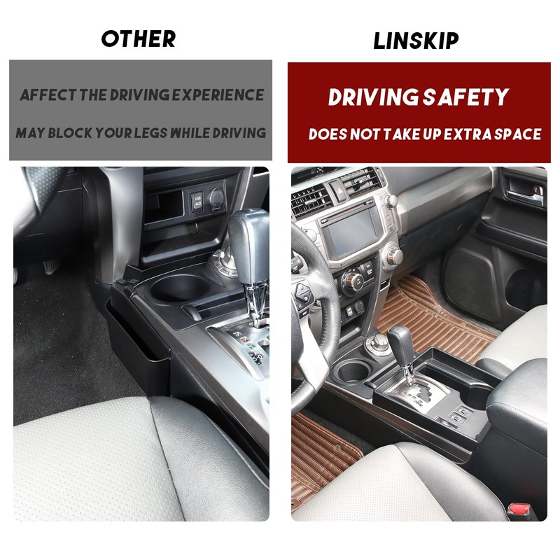 Linskip Center Console Organizer Tray Fit for 2010-2023 2024 Toyota