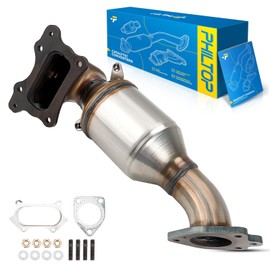 PHILTOP Catalytic Converter Direct Fits Accord 2.4L 2013 2014 2015 2016 2017 1pcs, Stainless Steel Shell Aluminum Inlet/Outlet Catalyst Convertor 16827, 641565(EPA Compliant)