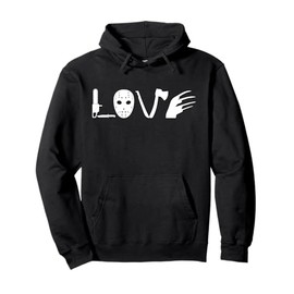 I love Horror Movies Hoodie - Scary Movie Hoodie Pullover Hoodie