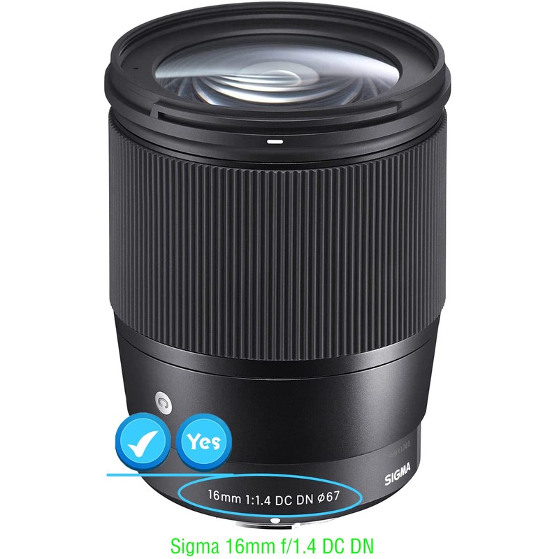 67mm Lens Cap Cover for Sigma 16mm f/1.4 DC DN