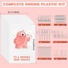QUOTRE Shrink Films, Shrink Plastic Set for DIY Crafts, Includes