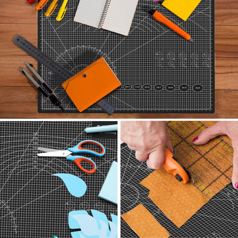COOZEE Cutting Mat A4, 23 x 30 cm, 5-Layer Self-Healing
