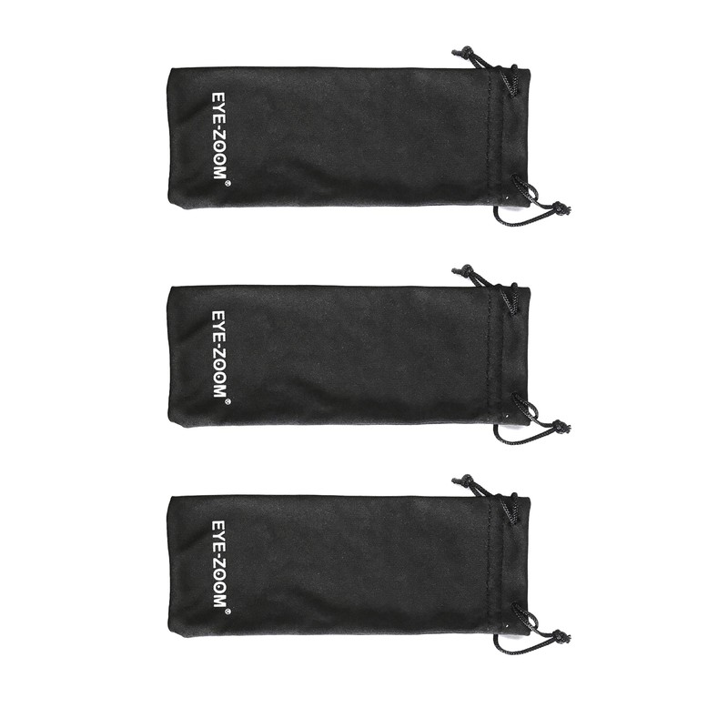 EYE ZOOM 3 Pack Classic Readers Rectangular Metal Reading Glasses