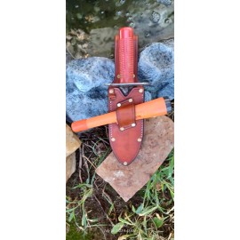 Handmade Metal Detecting Digging Tool/PinPointer Sheath. (Booker Leather)