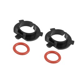ACROPIX H7 LED Headlight Adapter Front Bulb Retainer Holder Fit for Mitsubishi Outlander 2pcs Black