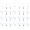 KOKMEYA 24-Pack Bird Scare Reflective Discs with Bells, Double-Sided Outdoor