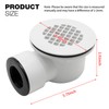 Anxingo Low Profile Shower Drain, 1.5Inch Side Outlet Drain Assembly