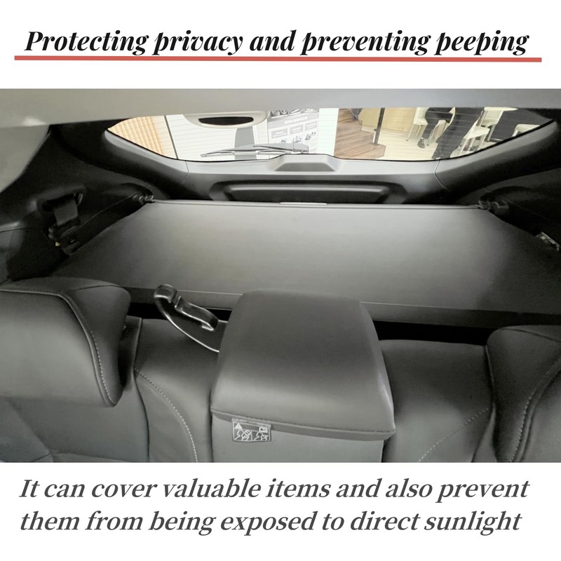 VESUL Retractable Trunk Cargo Cover Compatible with Volkswagen VW Tiguan