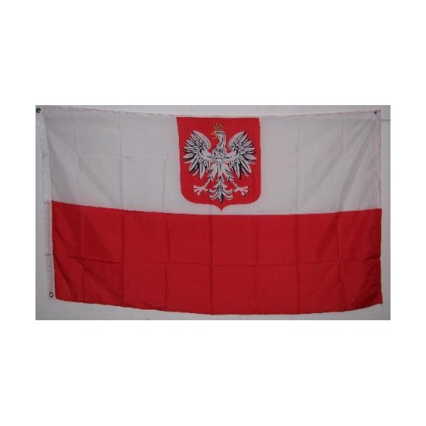 4x6 POLAND FLAG - OLD STYLE w/ Eagle - - 4x6ft polish 4 foot by 6 foot