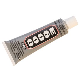 E6000 Glue - 3.7 Oz Jewelry Repair Making Beading Metal Plastic Ceramic Leather Wood Bonding Clear Adhesive