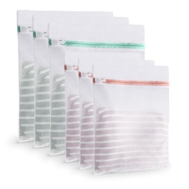 SAPASLIFE Laundry Net, Square Shape, Set of 6 (3 Large 15.7 x 19.7 inches (40 x 50 cm) + 3 Medium 11.8 x 15.7 inches (30 x 40 cm) Laundry Net, Laundry Bag, Storage Bag, Laundry Bag, Storage Bag,