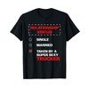 Truck Driver Wife Husband BF GF Relationship Status T-Shirt