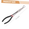 LABRIMP Extended Round Nose Pliers Lengthening Crimping Clamp for Auto