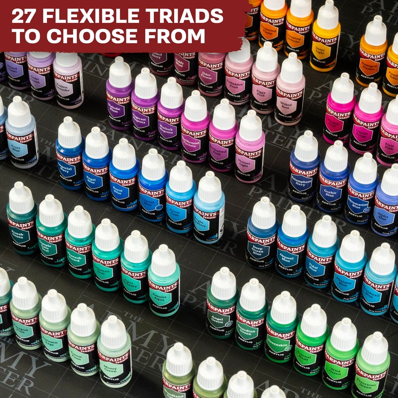 The Army Painter, Warpaints Fanatic Flexible Triad: Black & Greys