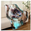 SSTREE Wolf Throw Blanket Soft Plush Bed Throw Fleece Blanket
