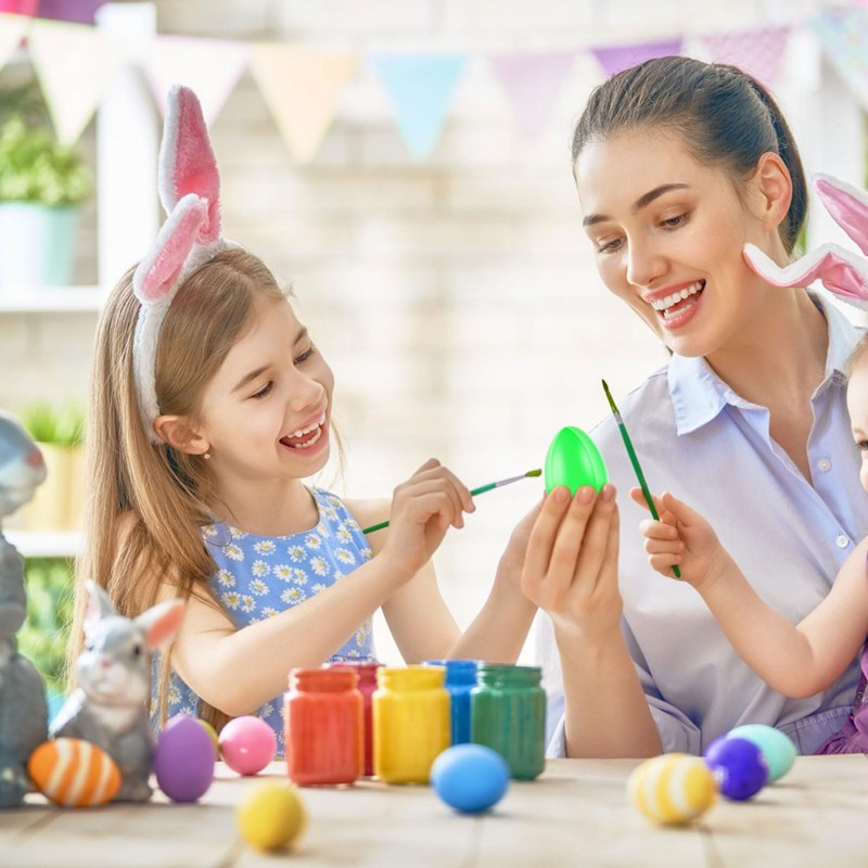 Yamobi Pack of 20 Plastic Eggs for Filling, 6 Colourful