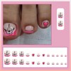 SanFangyue False Toenails – 12 Sizes Artificial Toenails for Sticking,