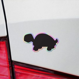 Holographic Decal Stickers Of Turtle Silhouettes 2 Premium Waterproof Vinyl Decal Stickers For Laptop Phone Accessory Helmet Car Window Mug Tuber Cup Door Wall Decoration ANDVER3105361HO110322
