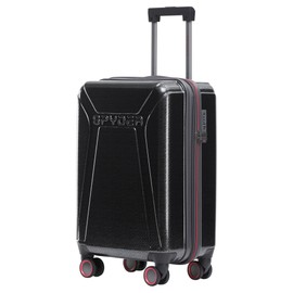 Spyder Traverse 20 Inch Expandable Hardside Upright Suitcase with 360° Spinner Wheels, TSA Approved Lock, Charcoal