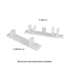 Tenn-Tex False Front Clips for Kitchen Cabinets or Sink Drawers