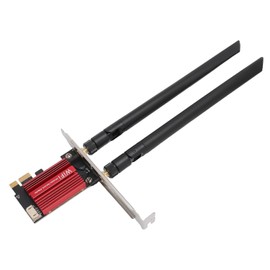 Fosa Adaptador de Red Inalámbrico de Escritorio, 433Mbps 2.4G 5G Adaptador de Tarjeta de Red PCIE WiFi de Doble Banda RTL8821CE Pro AW - CB304NF para Computadora de Escritorio PC
