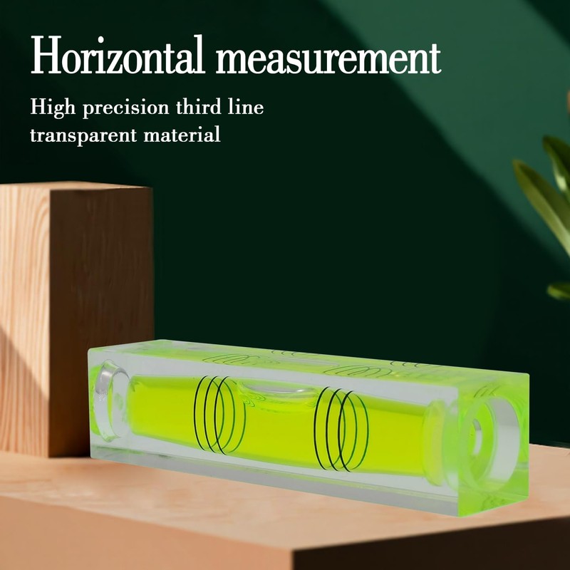 High precision mini bubble, double line small level bubble, three