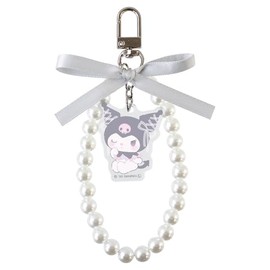 Tees Factory Sanrio Ribbon Pearl Keychain Ballet Core/Kuromi
