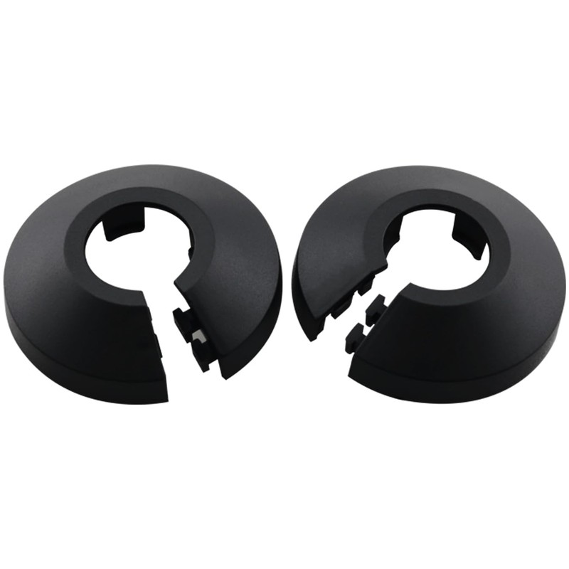 ZCZQC 4PCS Snap on Pipe Caps Decorative 17mm PP Plastic