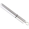 Silver Pocket Toothpick Holder Keychain,Waterproof Mini Toothpick Box Container Lightweight