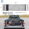 MICTUNING 1X Elastic Truck Bed Cargo Net w/ Storage Bag