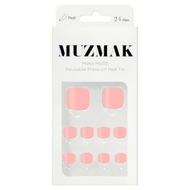 Musemark Reusable Pedi Tip Set, All Day, 1 Piece / 뮤즈마크 리유저블 페디팁 세트, 올 데이, 1개