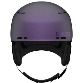 Giro Emerge Spherical Ski Helmet - Snowboard Helmet for Men, Women & Youth - Matte Black/Purple Pearl - L (59-62.5cm)