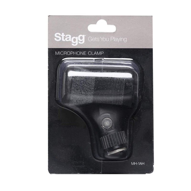 Stagg 16132 Microphone Clamp (13-28 mm Diameter, MH-1AH, Thread Adapter)