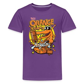Rainbow Friends - Orange Crunch T-Shirt (Kids, Purple, 6-7)